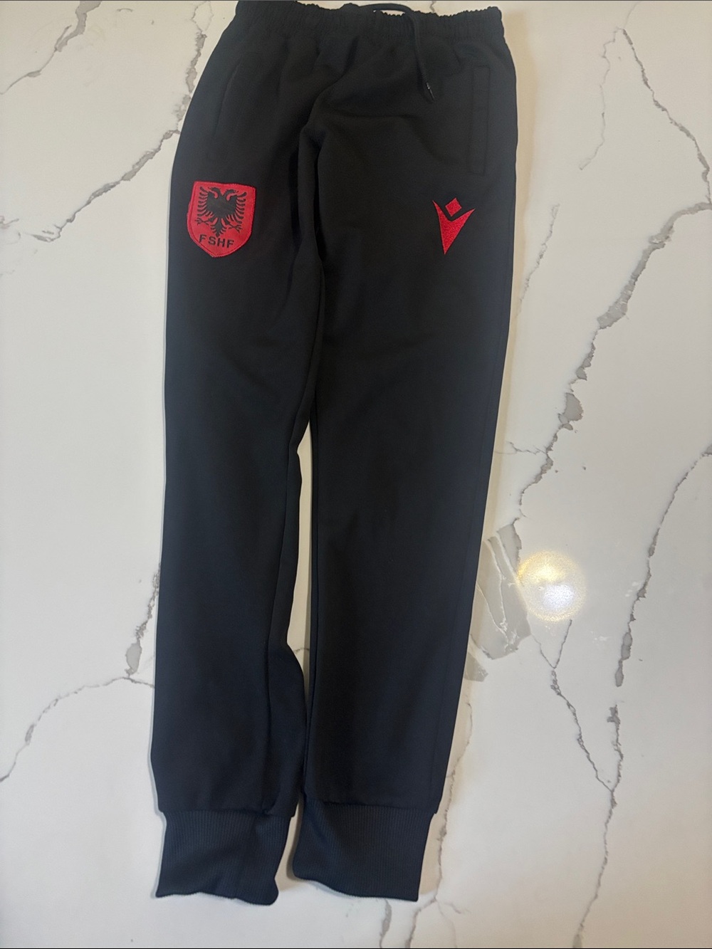 Official Macron Albanian Football Team (FSHF) Travel / Training Sweatpants